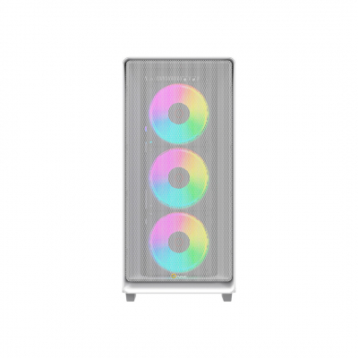 Корпус ПК без БП Ocypus Gamma C60 WH ARGB ATX/mATX/ITX 3xUSB Белый Gamma-C60-WHG400XX-GL