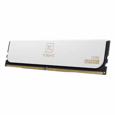 Оперативная память 32GB Kit (2x16GB) 6400MHz DDR5 TeamGroup EXPERT CL40 White CTCWD532G6400HC40BDC01
