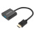 Адаптер ORICO  DHTV-C20-BK-BP <HDMI to VGA, Cable 17cm, 1920x1080P, 45*45*15mm>
