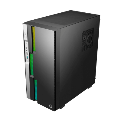 Корпус ПК без БП GameMax Brufen C3 COC BW <ATX, Tempered Glass, (L)360*(W)210*(H)440mm>