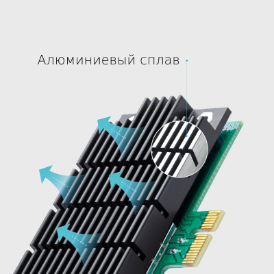 Сетевой адаптер беспроводной PCIe AC1200 Tp-Link Archer T4E