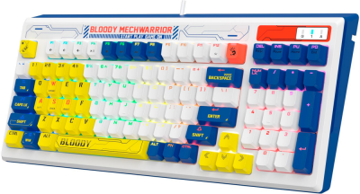 Клавиатура игровая Bloody B950 Blue <компакт, RGB-LED, USB, мех клавиатура переключателями> Клавиатура игровая Bloody B950 Blue <компакт, RGB-LED, USB, мех клавиатура переключателями>