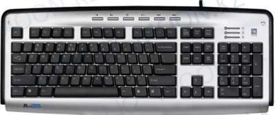 Клавиатура A4tech KL(S)-23MUU Silver Black USB
