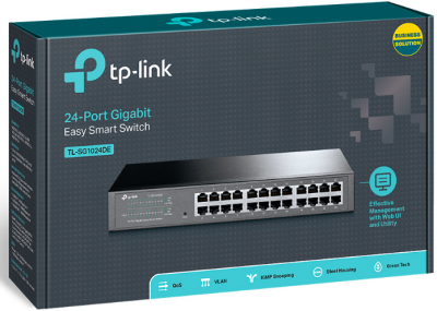 Интеллектуальный коммутатор TL-SG1024DE