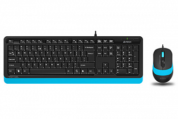 Клавиатура+мышь A4tech Fstyler F1010-BLUE Fstyler USB