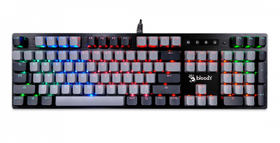 Клавиатура игровая Bloody B828N <FRGB-LED, USB, мех клавиатура переключателями>