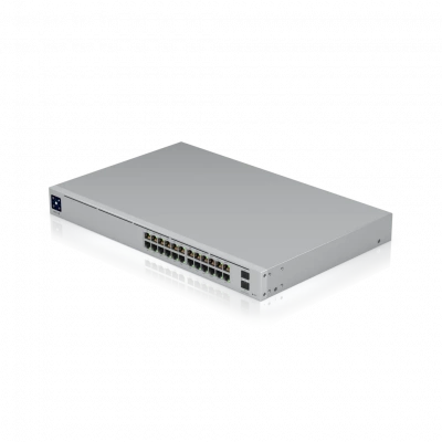 Коммутатор PoE управляемый L3 Ubiquiti USW-Pro-24-POE-EU