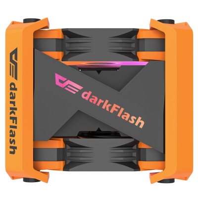 Вентилятор DarkFlash Ellsworth S2X <RGB,Intel 1200/115x/775, AMD AM4/AM3+/AM2/FM1/2, TDP200W>