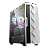 Корпус ПК без БП GameMax Diamond COC White  <MATX, 1x120FAN, 1x140COC>