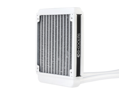 Жидкостная система охлаждения ID-Cooling Auraflow 120 SNOW <LED RGB, Intel,  AMD, FAN120, TDP150W>