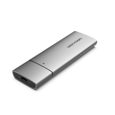 Внешний корпус SSD Vention KPGH0 <M.2 NVMe, USB 3.1 Gen2 Type-C, Серый>