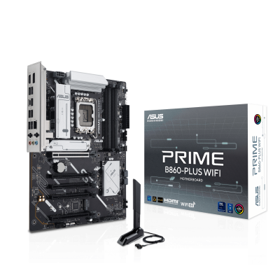 Материнская плата ASUS PRIME B860M-A-CSM, LGA1851 B860 4xDDR5 4xSATA 2xM.2 HDMI 2xDP USB-C m-ATX