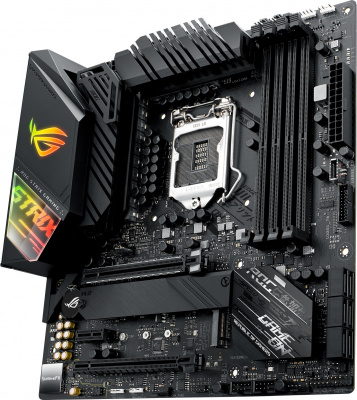 Материнская плата S-1151 Z490 Asus ROG STRIX Z490-G GAMING <4DDR4, WIFI,MB Socket1200,MATX, 2PCIx16>