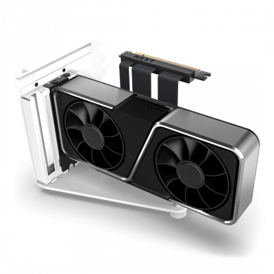 Комплект вертикального крепления видеокарты NZXT Vertical GPU Mounting Kit белый