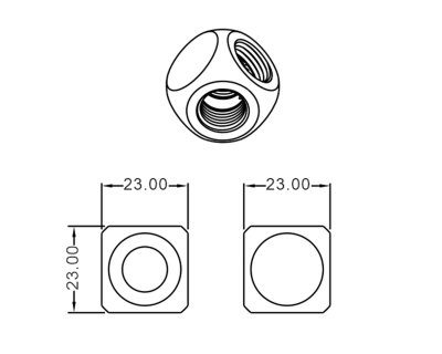 Разветвитель Bykski B-TE3-X <G1/4>