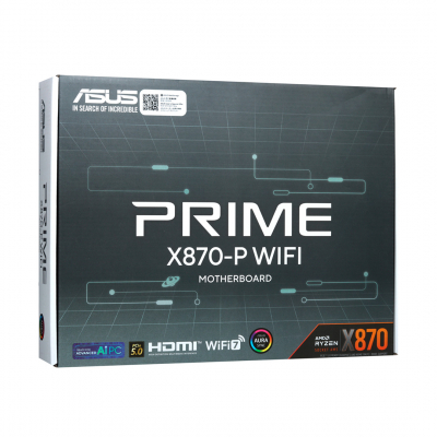 Материнская плата ASUS PRIME X870-P-WIFI AM5 4xDDR5 2xSATA3 4xM.2 1xHDMI Wifi 10xUSB  ATX