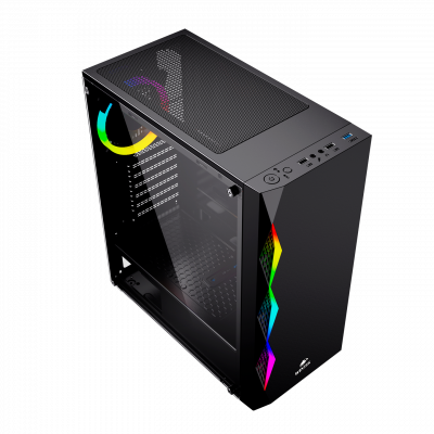 Корпус Wintek Skyline G46 TG, ATX/Micro ATX,USB 1*3.0/2*2.0, HD-Audio+Mic, 0,5 mm, RGB strip,1*12c Корпус Wintek Skyline G46 TG, ATX/Micro ATX,USB 1*3.0/2*2.0, HD-Audio+Mic, 0,5 mm, RGB strip,1*12c