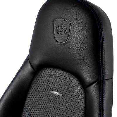 Игровое кресло Noblechairs ICON Black/Blue <Экокожа, подлокотник 4D, газлифт 4> Игровое кресло Noblechairs ICON Black/Blue <Экокожа, подлокотник 4D, газлифт 4>