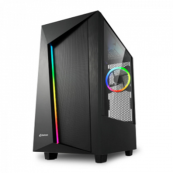 Корпус ПК без БП Sharkoon REV100 <ATX, 3x3.5, 2x2.5,2xUSB 3.0, Audio, 452*215*444mm>