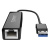 Адаптер сетевой USB ORICO UTJ-U3-BK-BP <1000Mb/s, Cable 10cm, USB3.0, RJ45, BLACK>