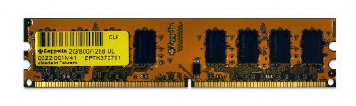 Оперативная память DDR2 PC-6400 (800 MHz)  2Gb Zeppelin  <128x8, Gold PCB>