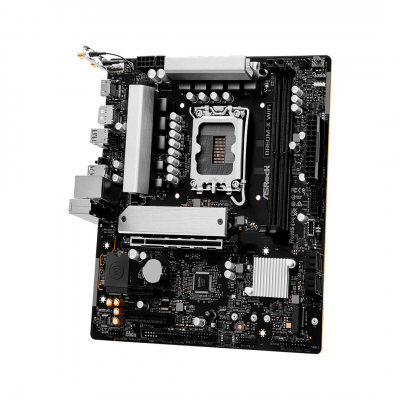 Материнская плата ASRock B860M-X WIFI LGA1851 2xDDR5 4xSATA 2xM.2 1xHDMI 1xDP WiFi mATX