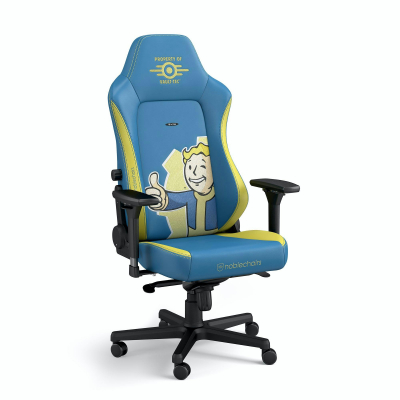 Игровое кресло Noblechairs HERO Fallout Vault Tec Edition <Экокожа, подлокотник 4D, газлифт 4>