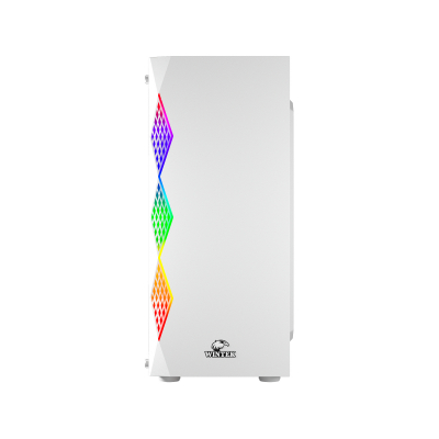 Корпус Wintek Skyline G46-W TG, ATX/Micro ATX, USB 1*3.0/2*2.0, HD-Aud+Mic, 0,5 mm, RGB strip