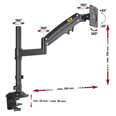 Крепление для монитора North Bayou H100 <17''-30''>