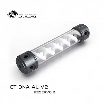 Резервуар DNA Bykski CT-DNA-AL-V2  190mm <190ММ, Gun&White>
