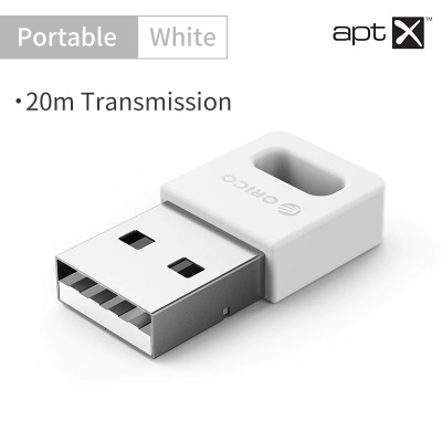 Адаптер USB Bluetooth ORICO BTA-409-WH <BT4.0, 3Mbps, до 20M, WHITE>
