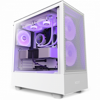 Корпус NZXT H5 Flow RGB белый