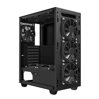 Корпус ПК без БП GameMax Draco XD <ATX, 3x120ARGB, USB2.0x1, USB3.0x1, HD Audio, 415x464x210mm>