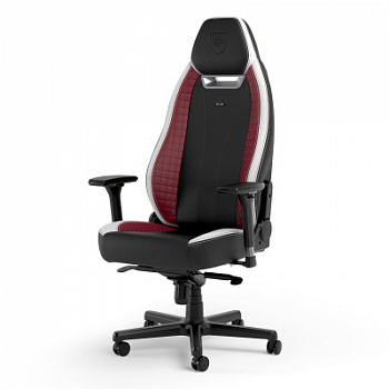 Игровое кресло Noblechairs LEGEND Black/White/Red <Экокожа, подлокотник 4D, газлифт 4>