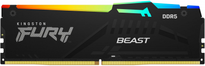 Оперативная память DDR-5  8 GB 6000 MHz Kingston Fury Beast RGB, BOX (KF560C40BBA-8)