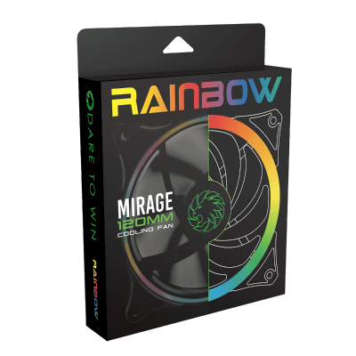 Вентилятор для корпуса GameMax FN-12Rainbow-N Вентилятор для корпуса GameMax FN-12Rainbow-N