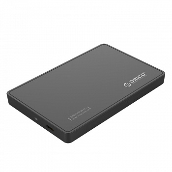 Внешний корпус HDD 2.5" ORICO 2588C3-BK-BP <Type-C + SATA, SATA III, кабель 50см, BLACK>