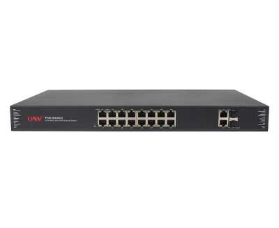 Коммутатор PoE 16-портовый ONV-POE33020PF