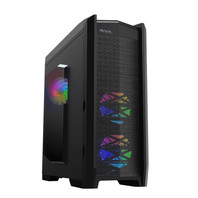 Корпус ПК без БП GameMax Dragon Knight <ATX, 1x120mmARGB, USB2.0x1, USB3.0x1, HD Audio, 421x210x460>