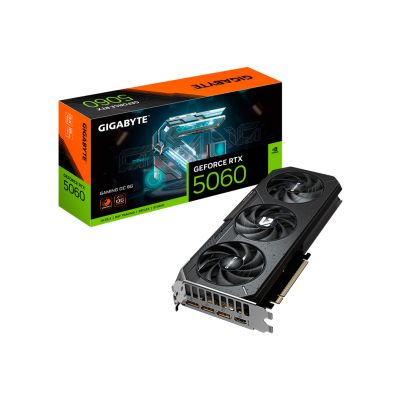 Видеокарта Gigabyte RTX 5060 GAMING OC (8 Gb, HDMI/3DP, GDDR7/128-bit, GV-N5060GAMING OC-8GD)