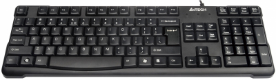 Клавиатура A4tech KR-750 USB, Black, закругленные клавиши