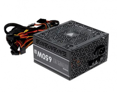 Блок питания ПК  780W GAMDIAS ASTRAPE M1-650W 80PLUS <650W, RGB, APFC,120mmFAN>