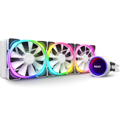 Жидкостная система охлаждения NZXT Kraken X73 RGB White (RL-KRX73-RW)