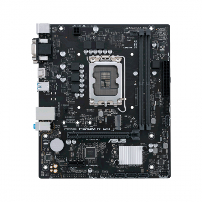 Материнская плата ASUS PRIME  H610M-R D4-SI, LGA1700 2xDDR4 4xSATA3 M.2 1xD-Sub 1xDVI 1xHDMI mATX