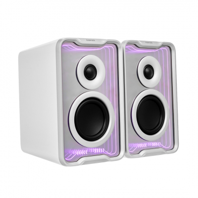 Акустическая система Bluetooth Edifier QR30 White <2.0, RMS 30Вт, 63Гц-20кГц, BT, USB-A, AUX>