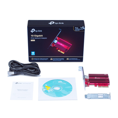Сетевой адаптер PCIe 10GbE Tp-Link TX401(UN)