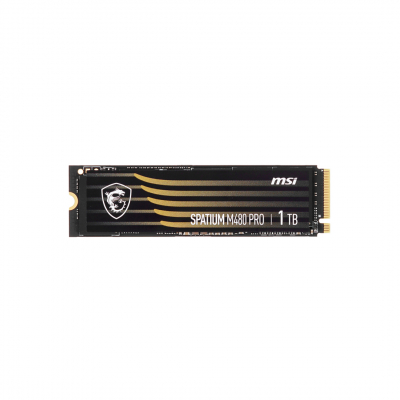 Твердотельный накопитель 1000Gb SSD MSI SPATIUM M480 PRO PCIe NVMe R7400Mb/s W6000MB/s SPATIUM M480