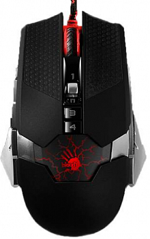 Мышь игровая Bloody T50A BLACK <4000 CPI, 2.41Mpixels/sec, 125~1,000Hz/sec, 1.8m>