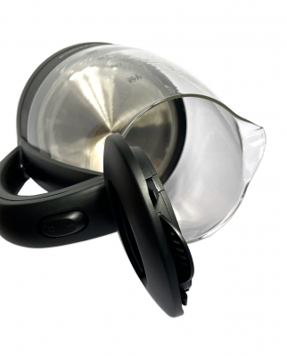Электрочайник Bubbleboil ZY-303B <Стекло, 2L, 1500-1800 Вт, черный>
