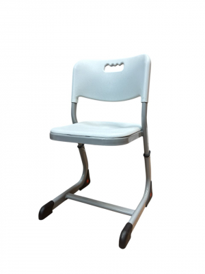 Комплект двухместный парта+стул <стол, два стула, регулировка высоты>